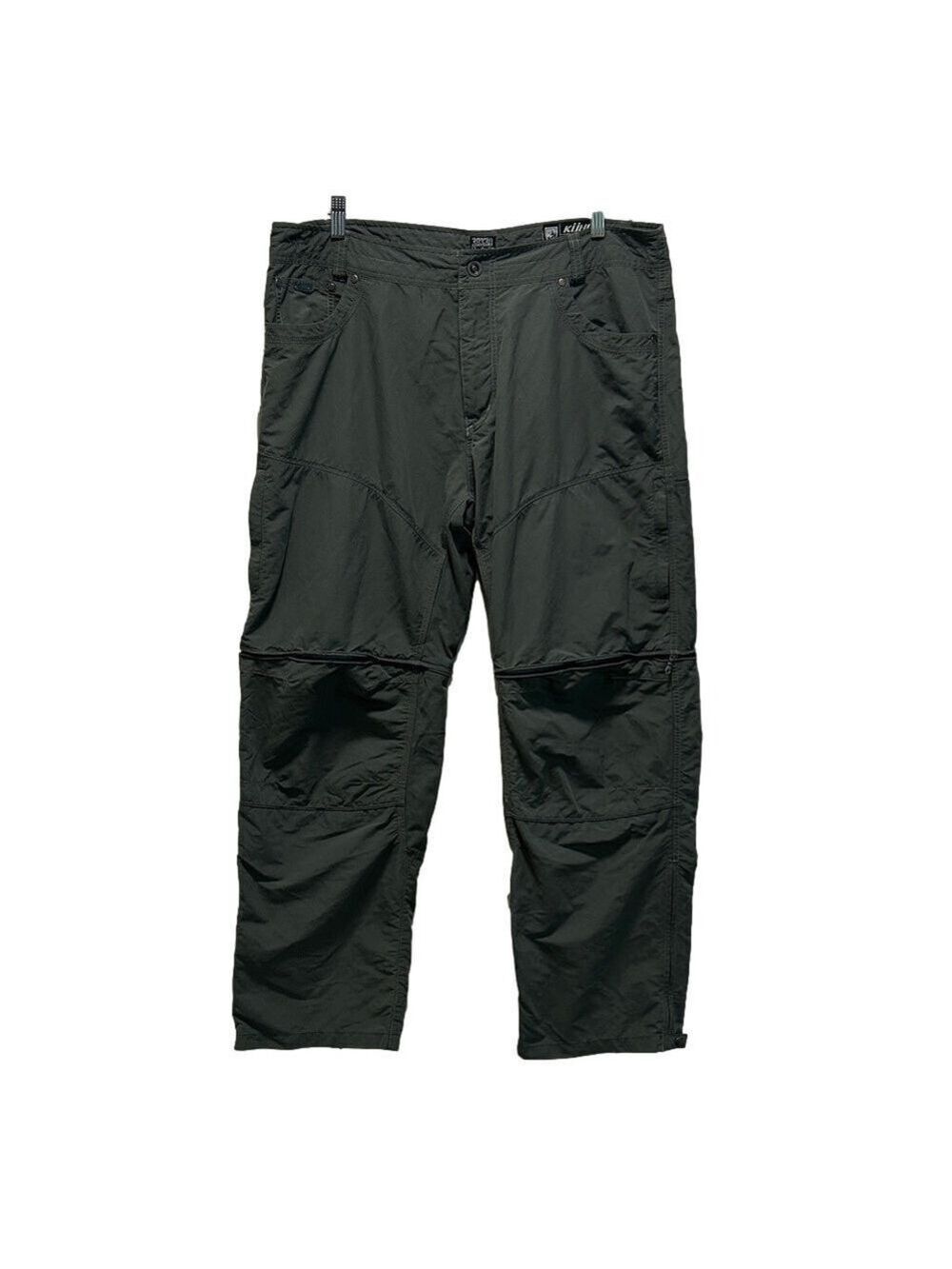 Kuhl Liberator Convertible Pants with Stealth Zip Off System In Green/Gray 38X30
